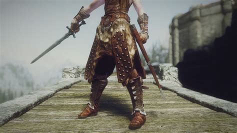 Skyrim Posterboy Studded Armor And Scaled Armor For Female At Skyrim