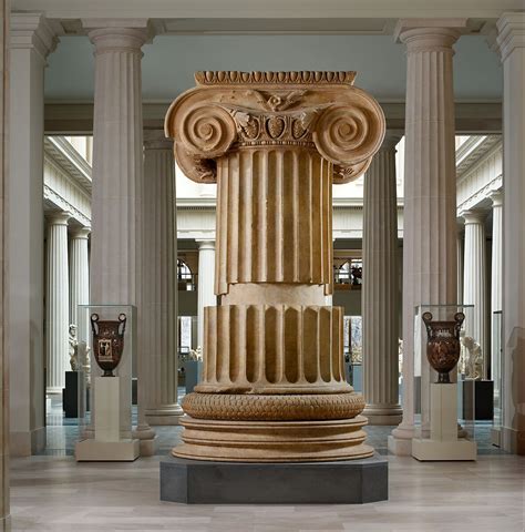 Marble Column From The Temple Of Artemis At Sardis Greek