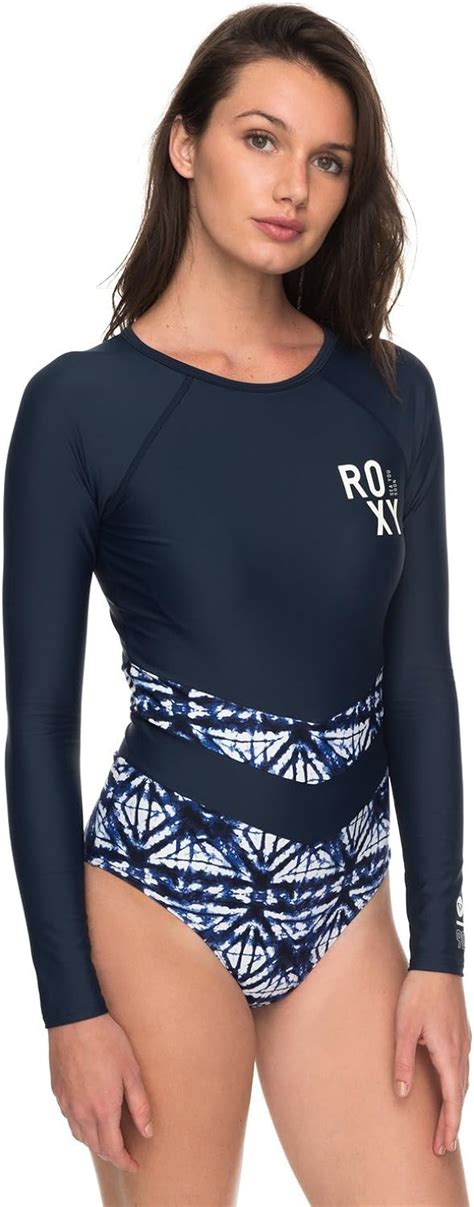 Roxy Fitness Long Sleeve One Piece Swimsuit For Women Women Roxy