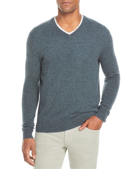 The Mens Store At Bloomingdales Cashmere V Neck Sweater 100