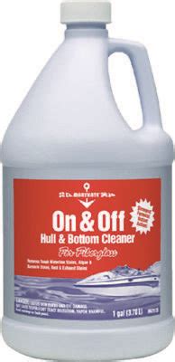 There are plenty of acids that will hurt your gelcoat. MaryKate Boat Marine On & Off Liquid Hull & Bottom Cleaner ...