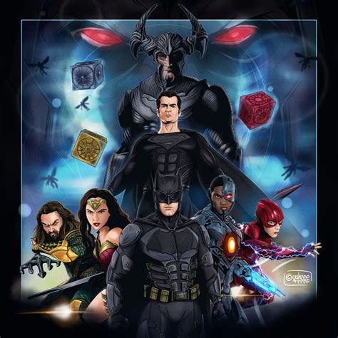 Artstation Zack Snyders Justice League Poster