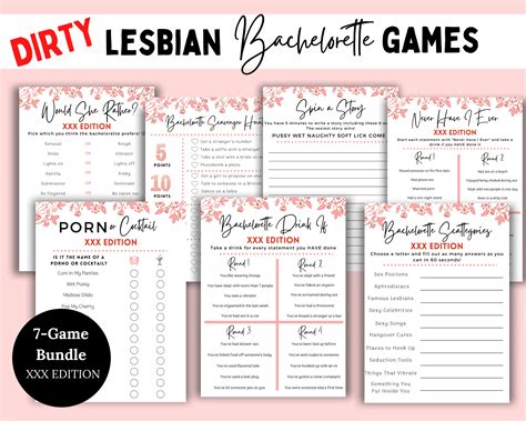 Lesbian Bachelorette Party Games Lesbian Bachelorette Games Etsy