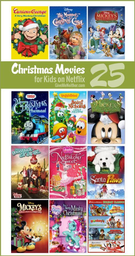 These include the likes of the third. Do you have Netflix? Here are 25 Kids' Christmas Movies ...