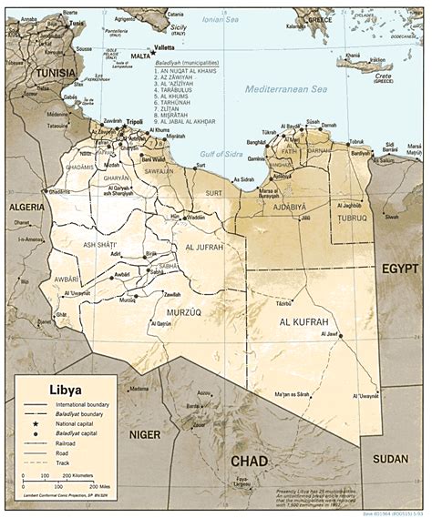 Libyan warplanes hunt down isis cells in southwestern region. Libya Maps - Perry-Castañeda Map Collection - UT Library Online