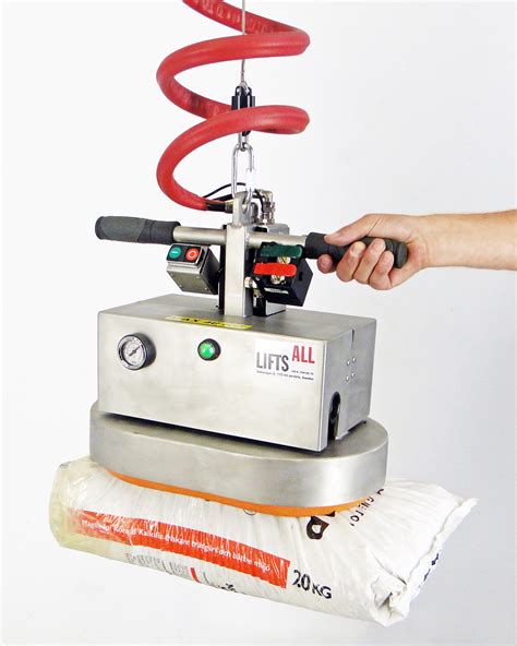 Vacuum Sack Gripper For Up To 50 Kg Lift Flat Air Tight Sacks Lifts