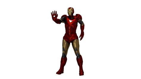 Iron Man Mark 6 3d Model Animated Rigged Cgtrader