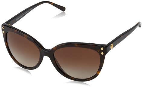 michael kors women s jan mk2045 55mm dark tortoise acetate brown gradient sunglasses amazon