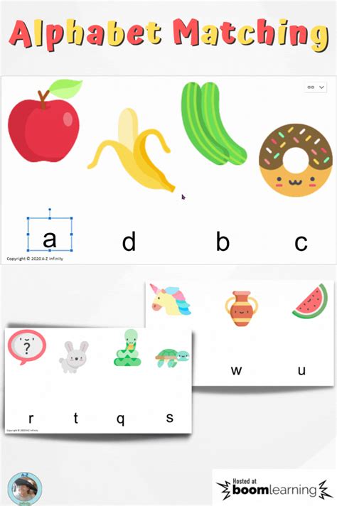 Alphabet Matching Game For Preschoolers Preschool Games Alphabet