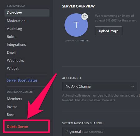 Open the app on your iphone or android device and navigate to the server you want to delete. How To Delete Discord Account | TechUntold