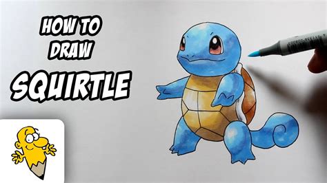 How To Draw Squirtle Pokemon Drawing Tutorial Youtube