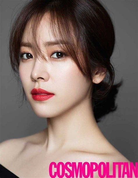 Han Ji Min Rocks Bold And Bright Lips For Cosmopolitan Bridal Makeup Red Lips Bridal Makeup