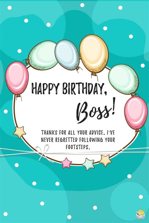 Happy birthday boss quotes, messages and greeting cards. 150 Original Birthday Messages for Friends and Loved Ones ...