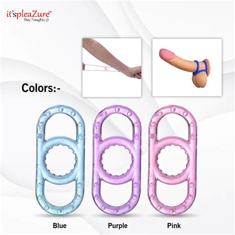 Buy Itspleazure Silicone Penis Ring Set Of 1 Pink For Rs 99900 At