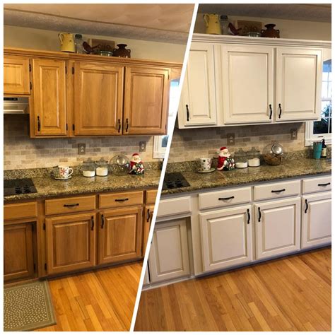 Considering a kitchen cabinet makeover but have a limited budget? Oak Kitchen Makeover in 2020 | Rustic kitchen, Antique ...