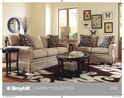Broyhill AUDREY SOFA CHAIRS OTTOMAN Product Details User Manual 2