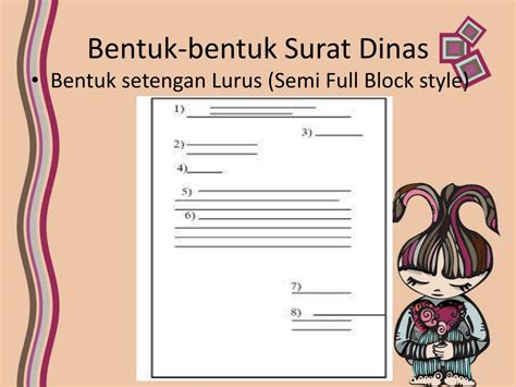 Surat dinas harus di tulis menggunakan bahasa yang baik dan baku. PPT - Menulis Surat Dinas PowerPoint Presentation, free ...