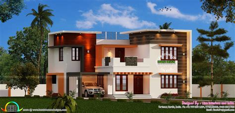 Modern 4 Bedroom 3000 Sq Ft Kerala Home Design And Floor Plans 9000