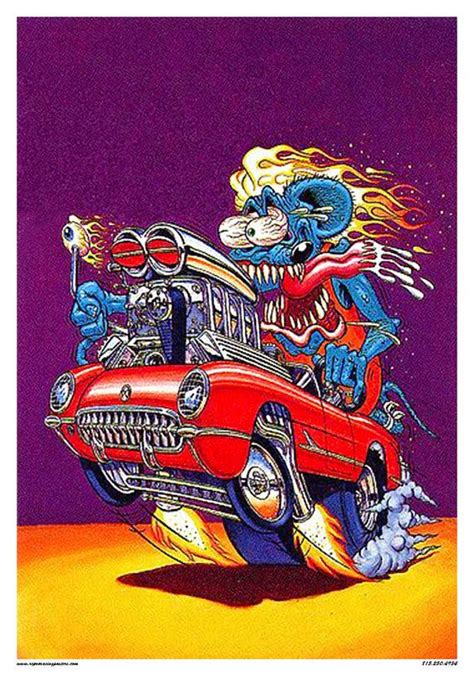 Vintage Reproduction Racing Poster Crazy Monster Corvette Etsy In