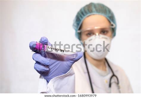 Dressed Nurse Doctor Different Medical Utensils Stock Photo 1680993979