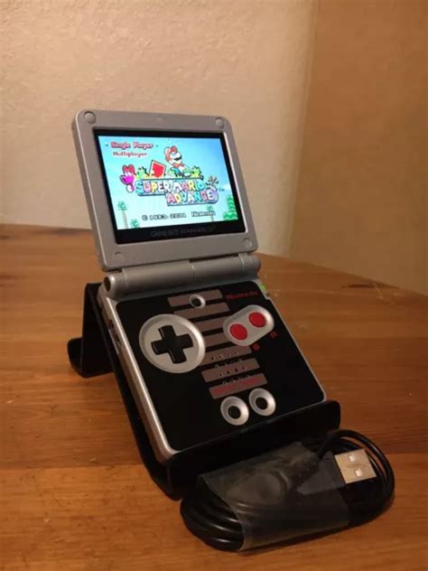 Nintendo Gameboy Game Boy Advance Sp Ips V2 Custom Nes Edition Backlit