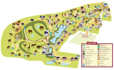 Klik op de plattegrond voor een groter beeld, of download de plattegrond. Zoo Map | Colchester Zoo
