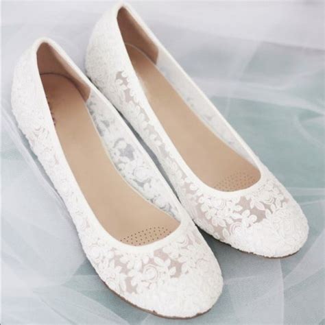White Lace Bridal Shoes Lace Bridal Shoes Bridesmaid Shoes Lace