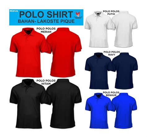 Detail Desain Kaos Polo Polos Hitam Depan Belakang Koleksi Nomer 53