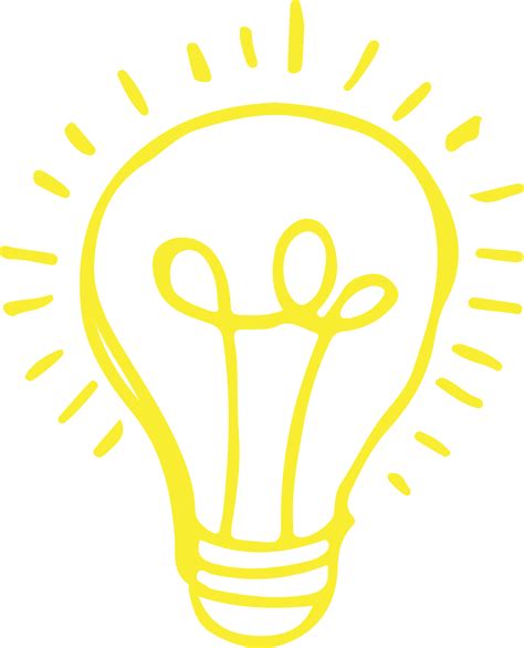 Drawing Light Bulb Icon Sign Symbol Design 9973238 Png