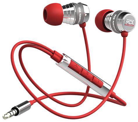 Ix2 Red Full Range Earbuds W Incredible Bass Mtx Audio Serious
