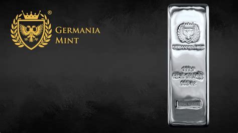 Germania Mint 100 Oz Silver Cast Bar Youtube