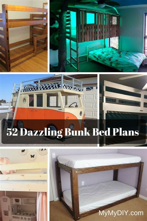 52 Awesome Diy Bunk Bed Plans Free Mymydiy