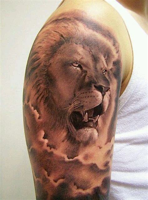 50 Examples Of Lion Tattoo Cuded Lion Sleeve Lion Tattoo Sleeves
