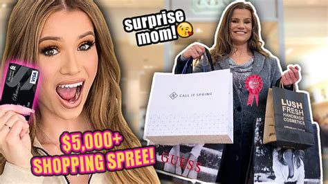 Surprising My Mom With Dream Makeover Shopping Spree Youtube