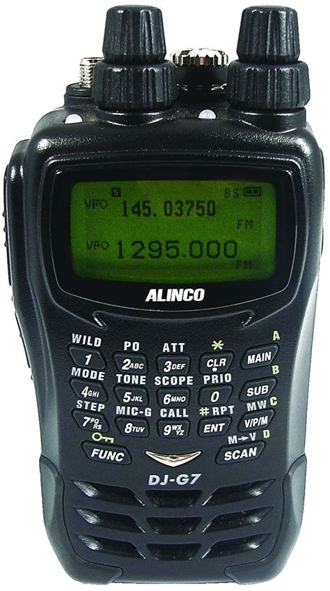 Alinco Dj G7 Fm Tri Band Handheld Transceiver Ebay