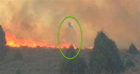 Mysterious Figure Appears Over A Cabin That Was