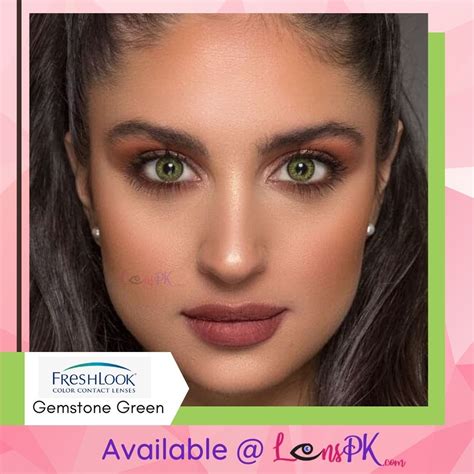 Freshlook Colorblends Gemstone Green Contact Lenses In Pakistan Buy Online Green Contacts