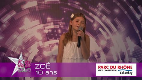 Zoé Kids Voice Tour 2017 Parc Du Rhône Collombey Youtube