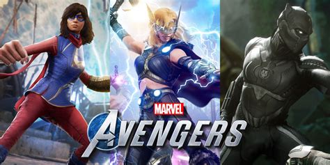 Marvels Avengers Every Hero In The Game So Far Ranked