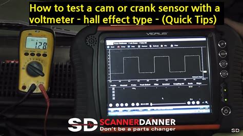 How To Test A Cam Or Crank Sensor With A Voltmeter Hall Effect Type