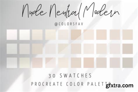 Nude Neutral Modern Procreate Color Ipad GFxtra