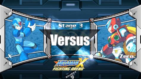 Mega Man X Fighting Arena Final Edition X Vs Zero Youtube