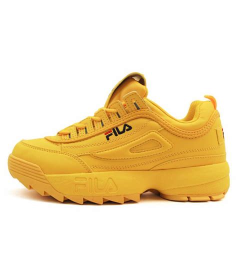 Fila disruptor ii is with arif hidayah. FILA DISRUPTOR 2 Lifestyle Yellow Casual Shoes - Buy FILA ...