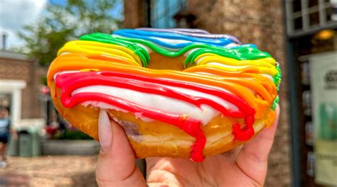 Get A Rainbow Donut And Pride Latte Art From Joffreys In Disney