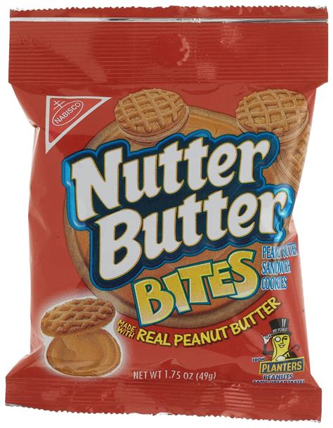 Nabisco cookies chips ahoy, nutter butter & oreo minis variety pack 12 ct (1 box. Nutter Butter Bites, 1.75 oz Each, 60 Bags Total