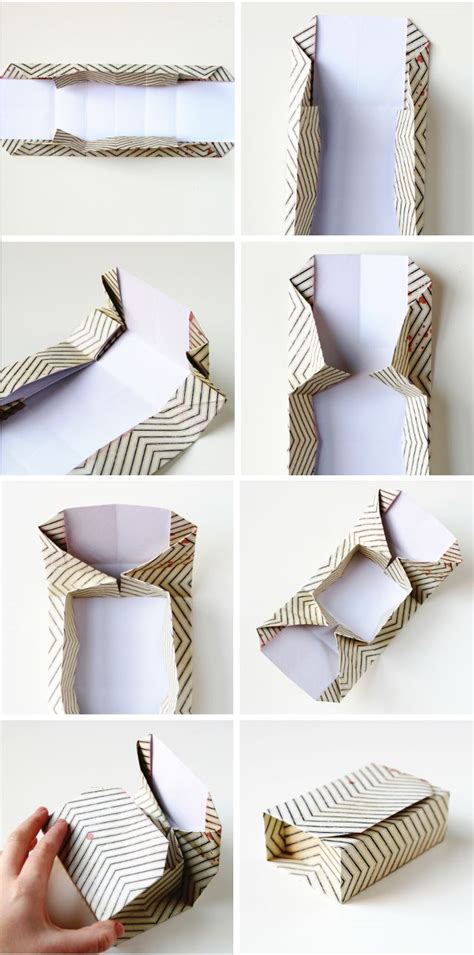 RECTANGULAR DIY ORIGAMI BOX. | Подарунки, Орігамі і Ідеї