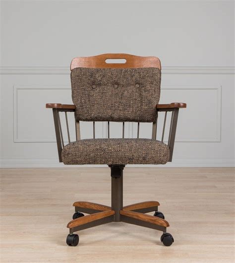 Dining room caster chair with arms – Farmhouse Dining | Caster chairs