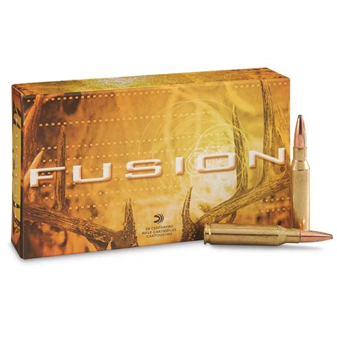 Federal Fusion 7mm 08 Remington Fusion Sp 140 Grain 20 Rounds