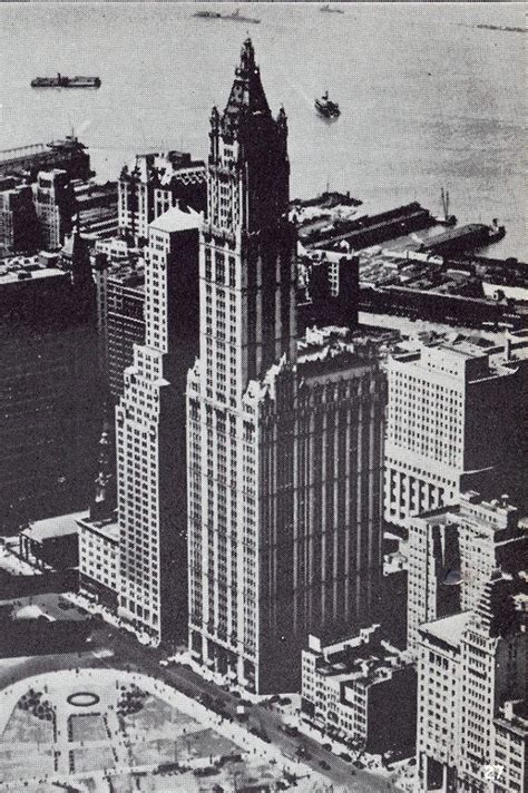 Aerial View Of The Woolworth Building 1942 New York Pictures New