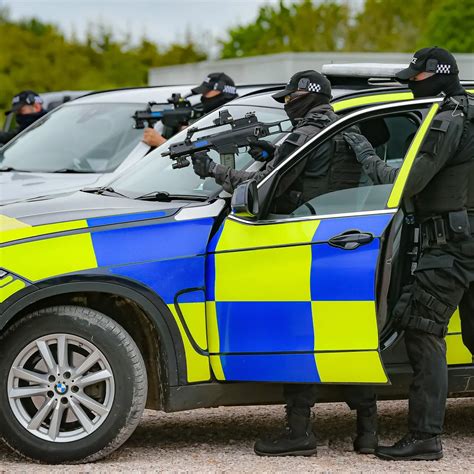 Devon And Cornwall Police Arv Officers Training Before The G7 Summit In